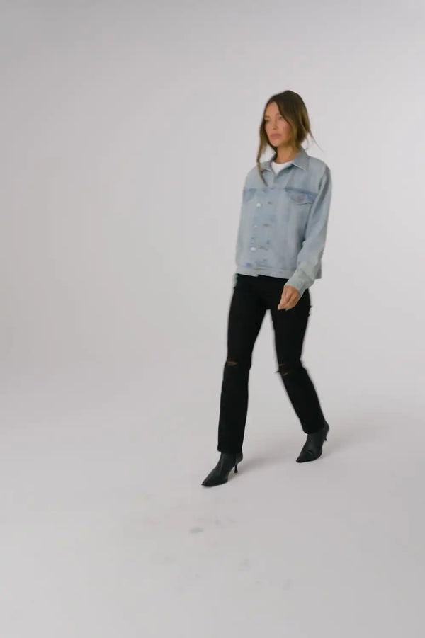High Rise Straight Jean