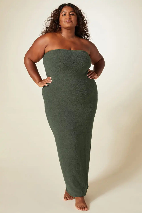 Pet Me Strapless Maxi Dress
