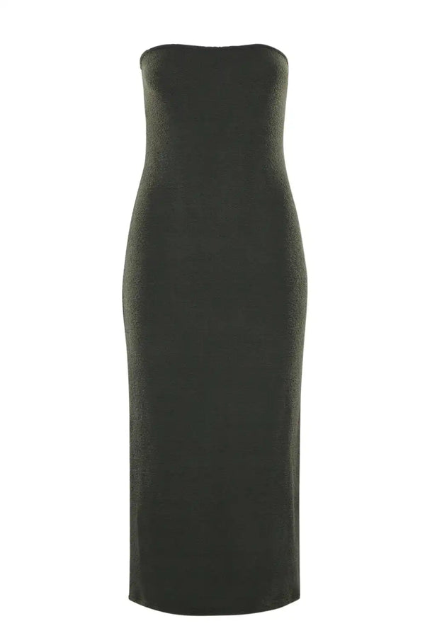 Pet Me Strapless Maxi Dress