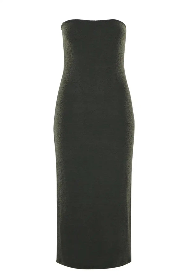 Pet Me Strapless Maxi Dress