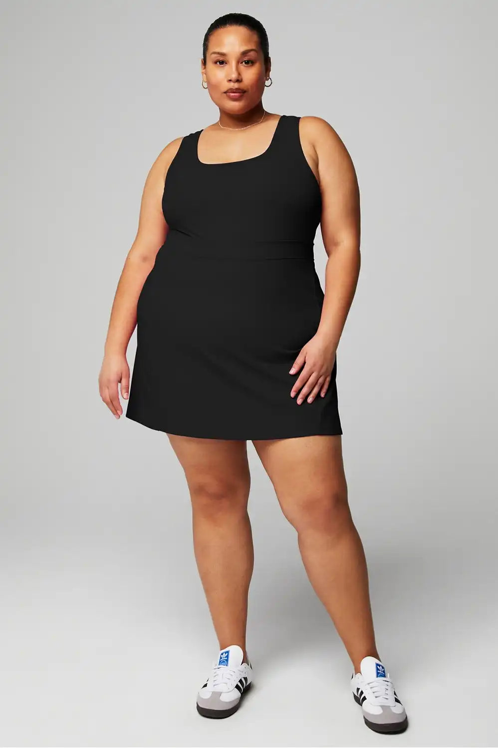 Sporty Rib Built-In Short Dress