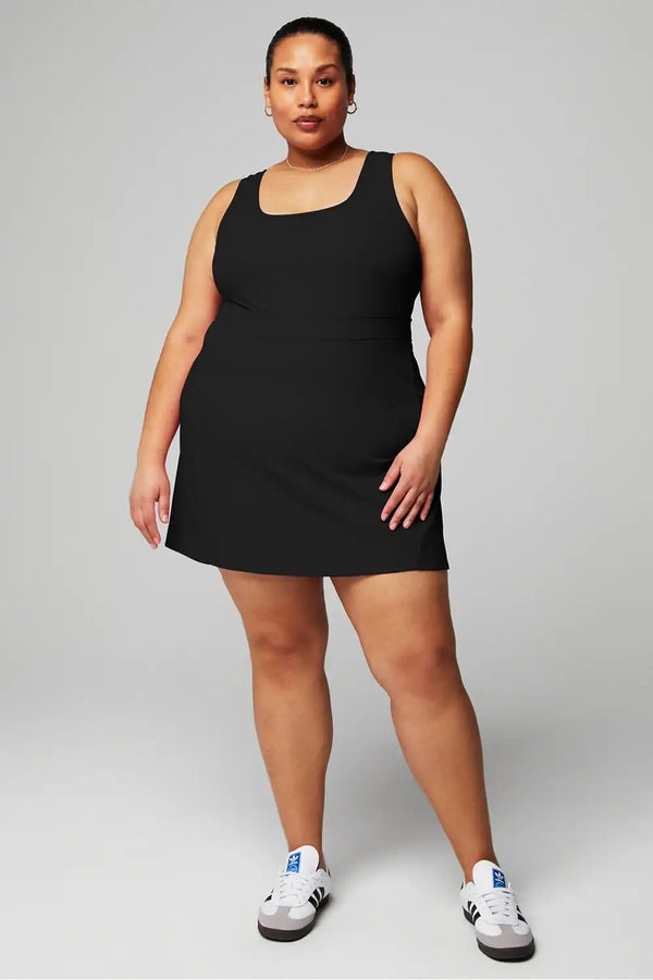 Sporty Rib Built-In Short Dress