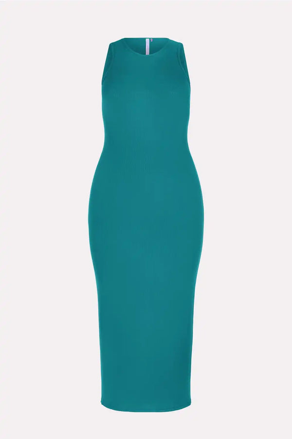 Soft Rib Sleeveless Maxi Dress