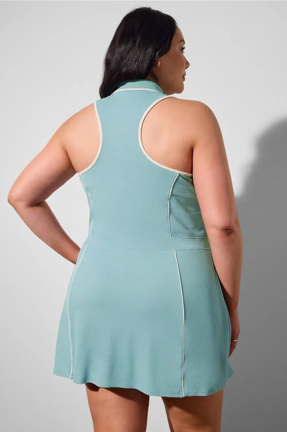 Sleeveless Polo Mini Dress