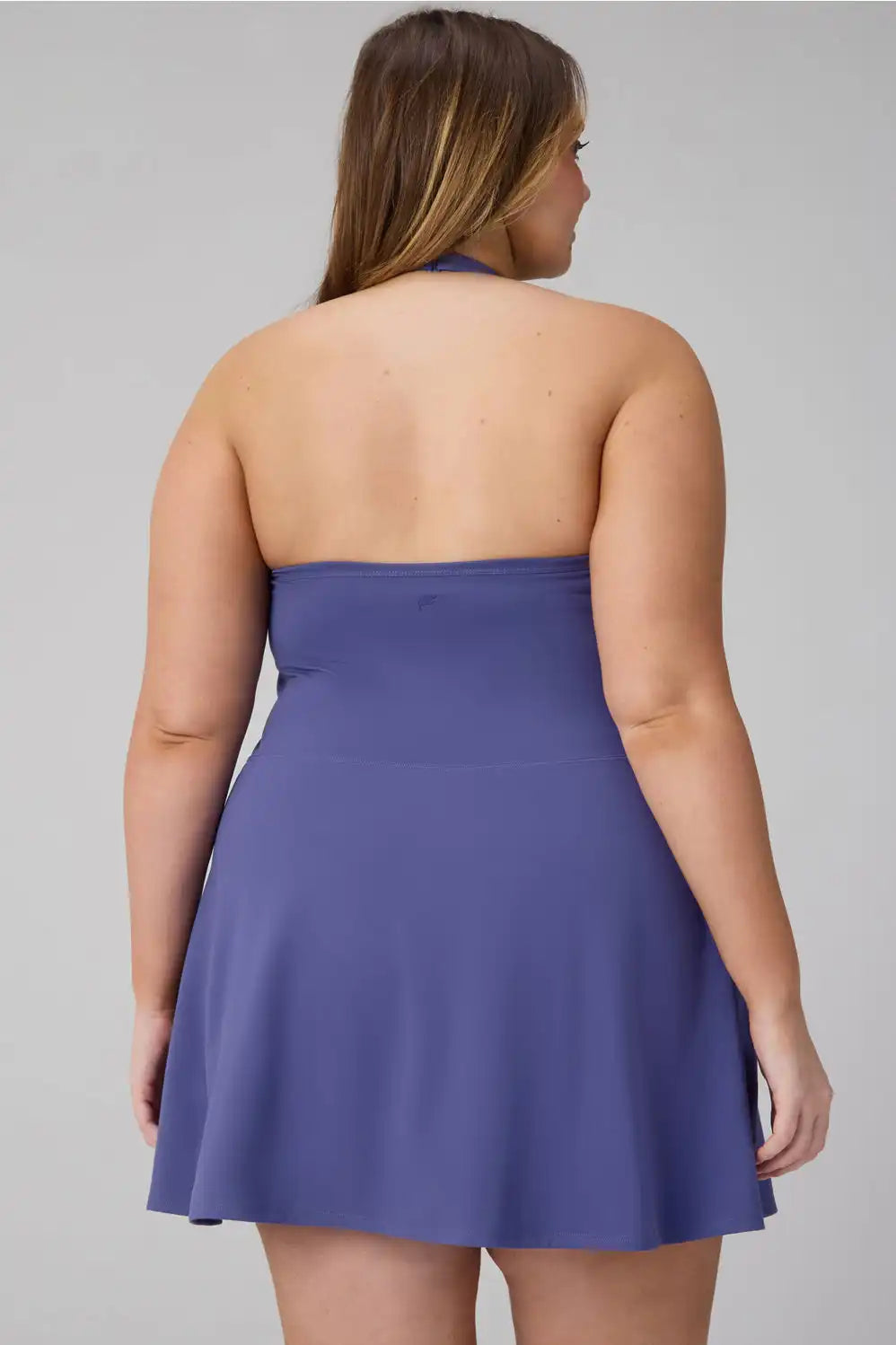 PureLuxe Halter Ultra Mini Dress