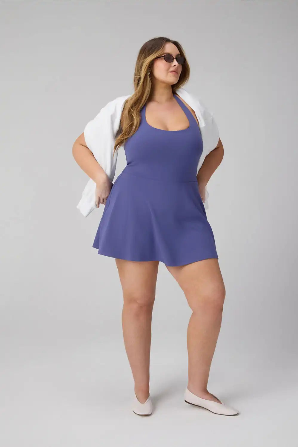 PureLuxe Halter Ultra Mini Dress