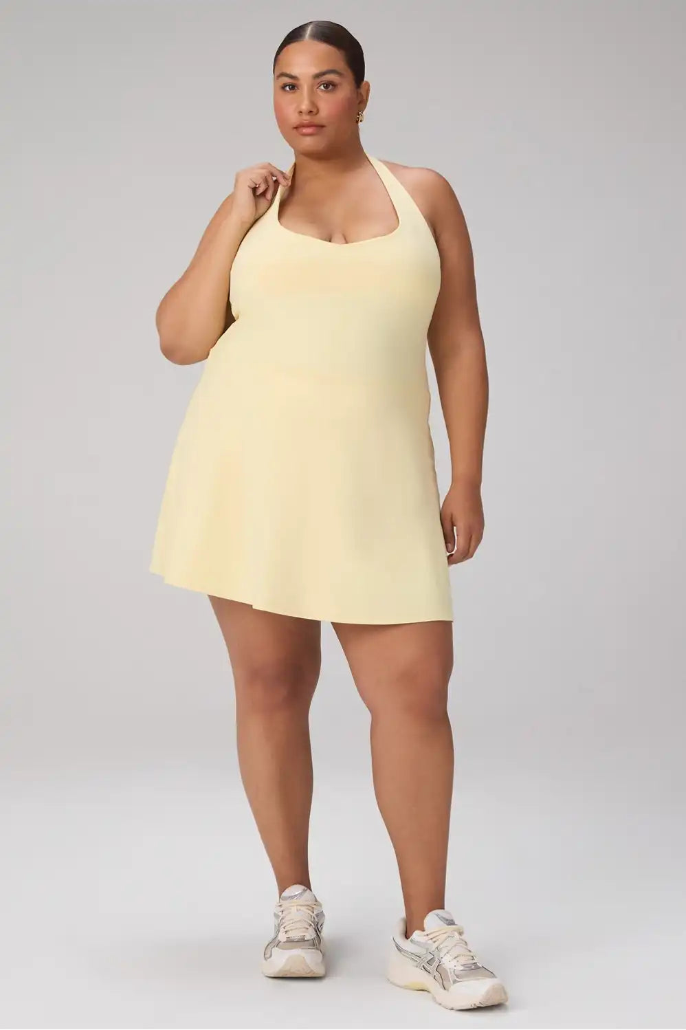 PureLuxe Halter Mini Dress Secondary image
