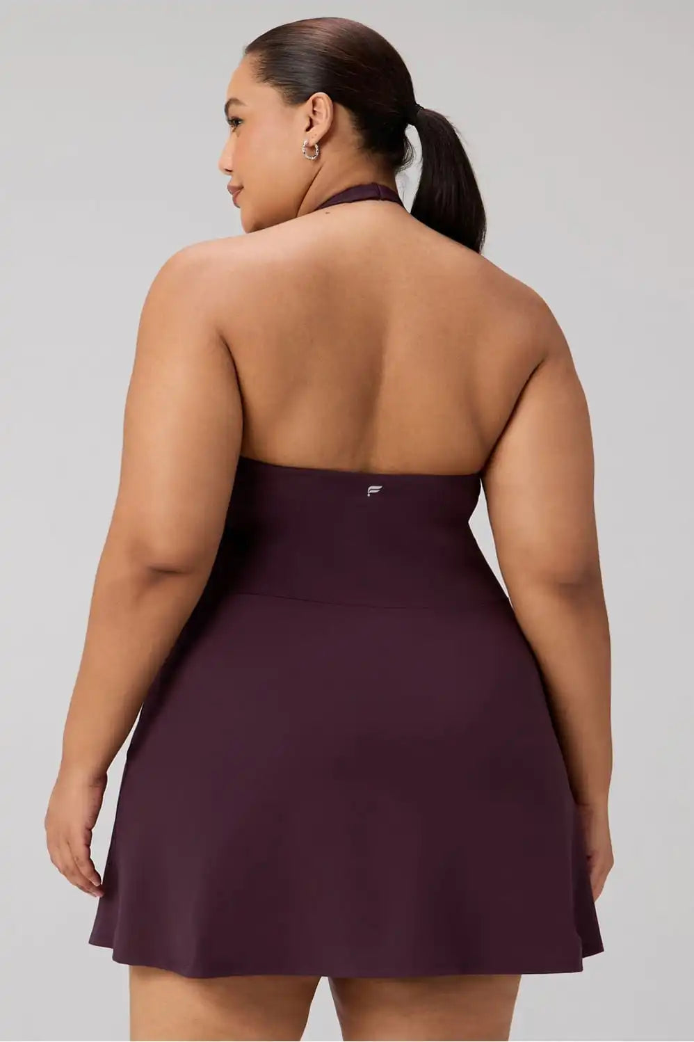 PureLuxe Halter Classic Mini Dress