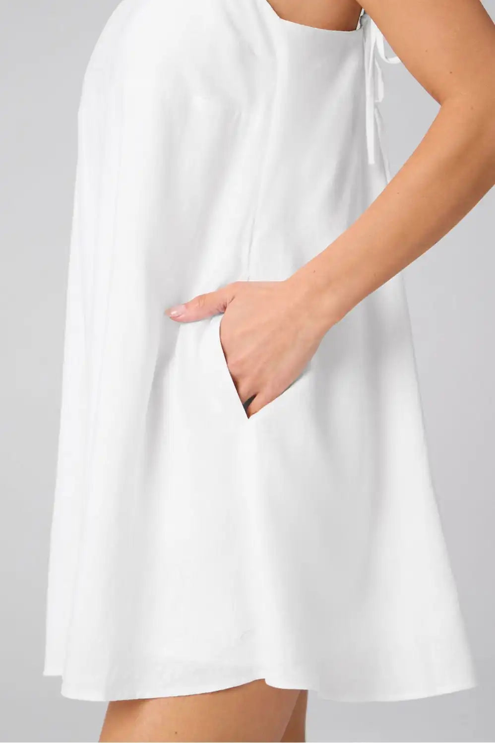 Lifestyle Linen Shift Dress