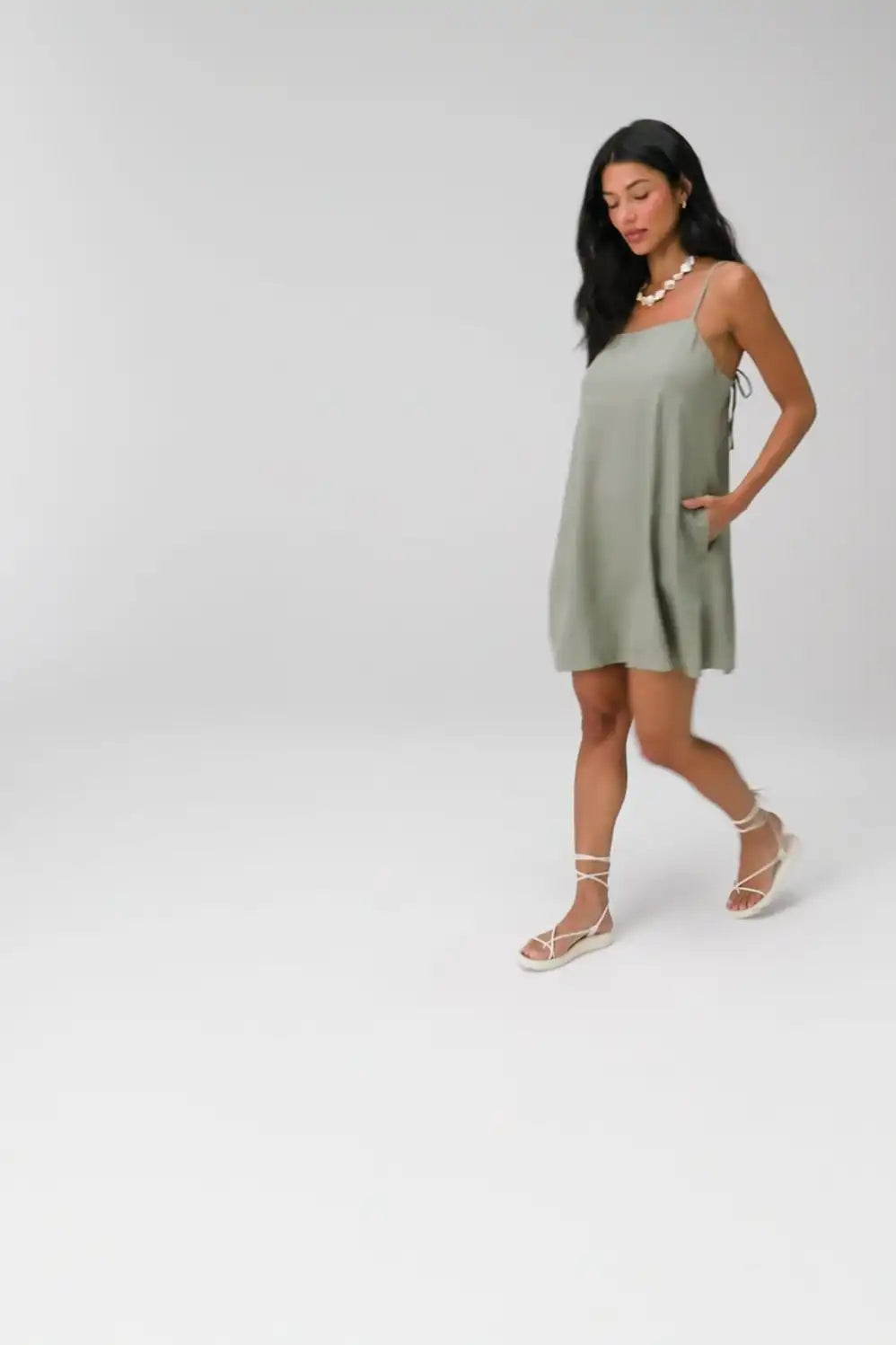 Lifestyle Linen Shift Dress