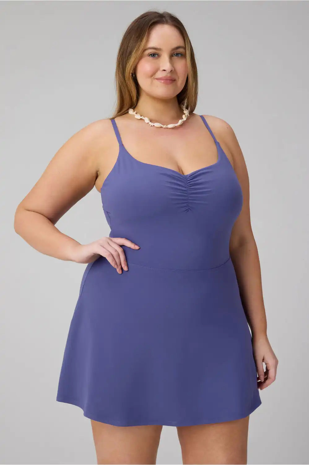 PureLuxe Ruched Ultra Mini Dress