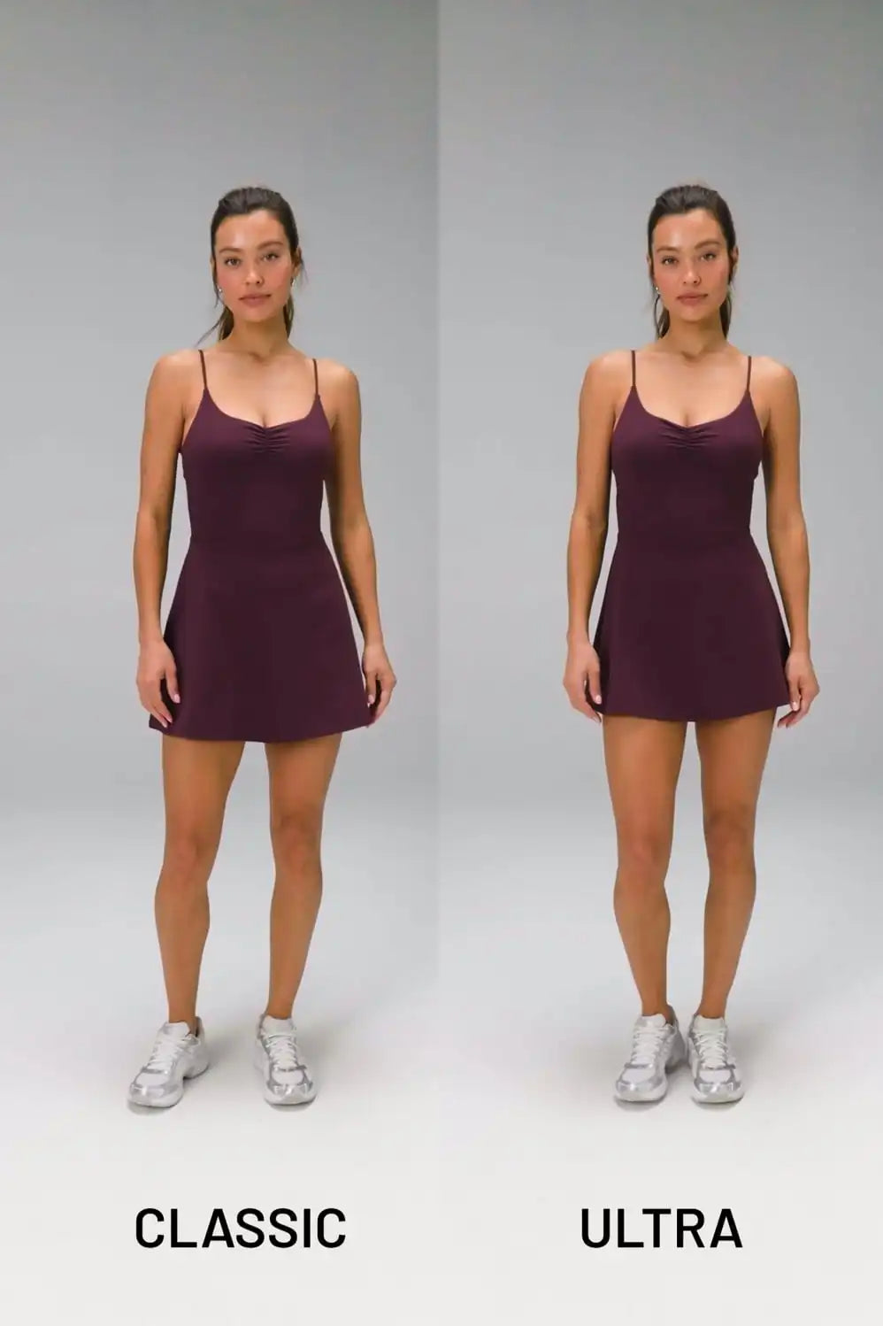 PureLuxe Ruched Ultra Mini Dress