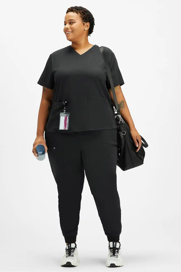 Method 2-Pocket Top + Mid-Rise On-Call Scrub Jogger