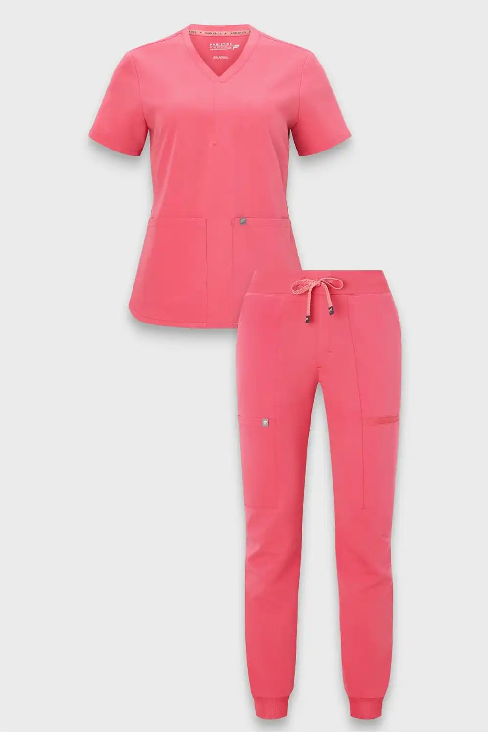 Method 2-Pocket Top + Mid-Rise On-Call Scrub Jogger