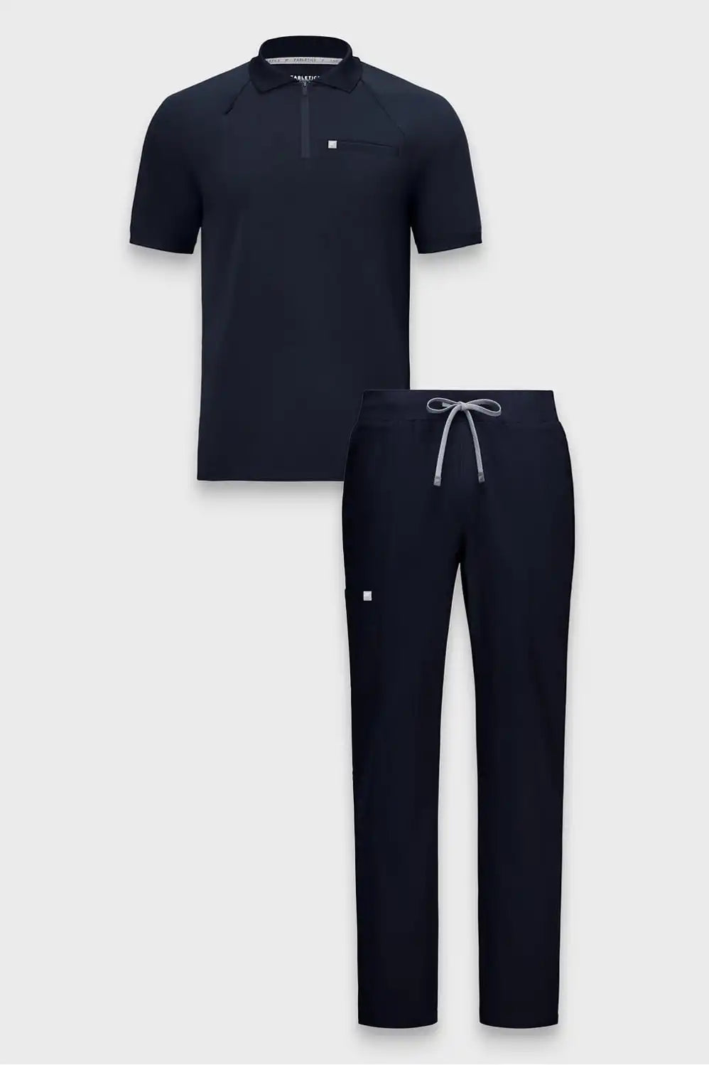 All-Day Scrub Zip Polo + Intake Scrub Pant Set Main image