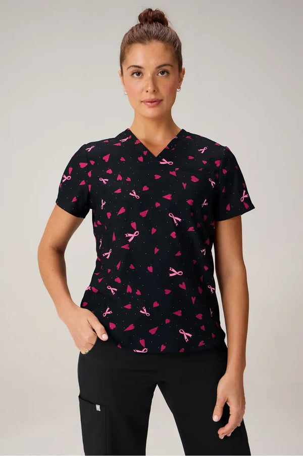 Vital 1-Pocket Top + Kick Flare Scrub Pant