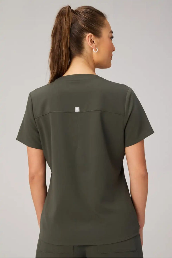 Vital 1-Pocket Top + Mid-Rise On-Call Scrub Jogger