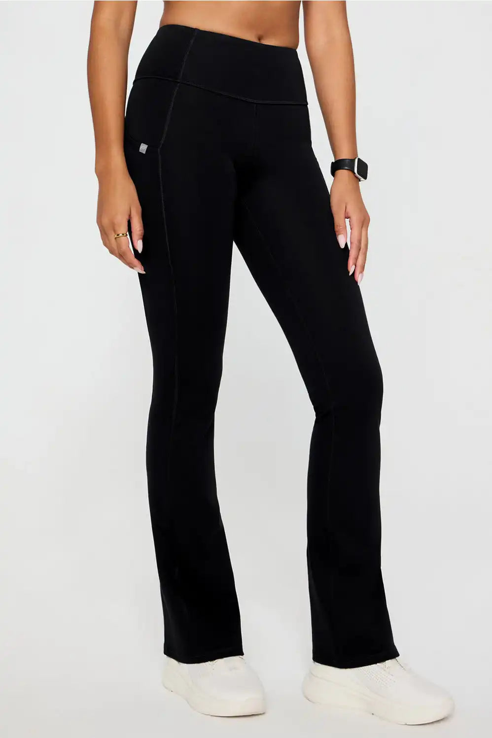 Oasis High-Waisted Crossover Flare + PonteFlex Kick Flare Legging Set