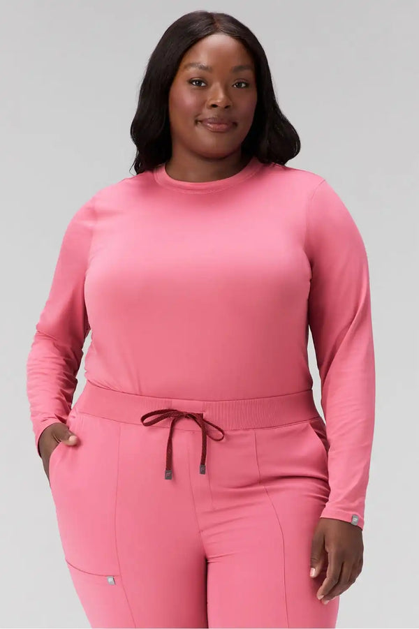 Core Long-Sleeve Underscrub + Mid-Rise On-Call Scrub Jogger Set