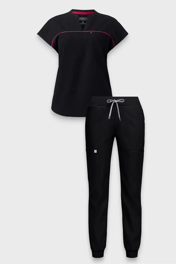 Evolve Oversized Scrub Top (Reflective) + Mid-Rise On-Call Scrub Jogger