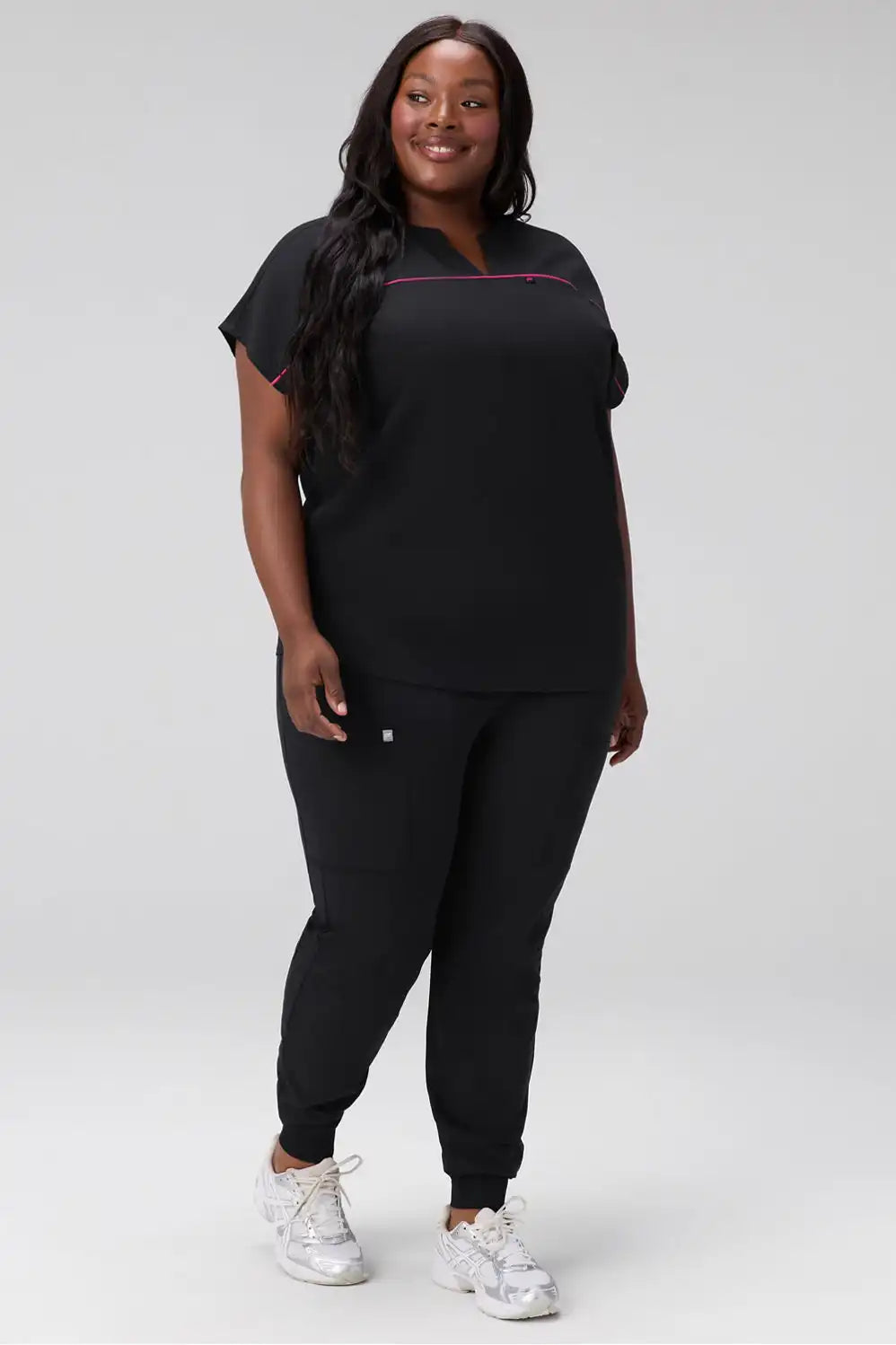 Evolve Oversized Scrub Top (Reflective) + Mid-Rise On-Call Scrub Jogger