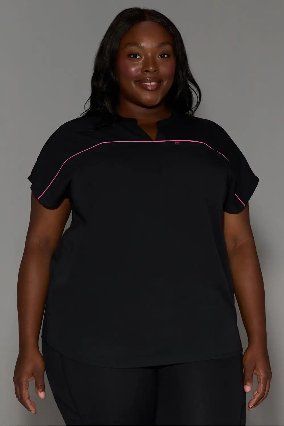 Evolve Oversized Scrub Top (Reflective) + Mid-Rise On-Call Scrub Jogger