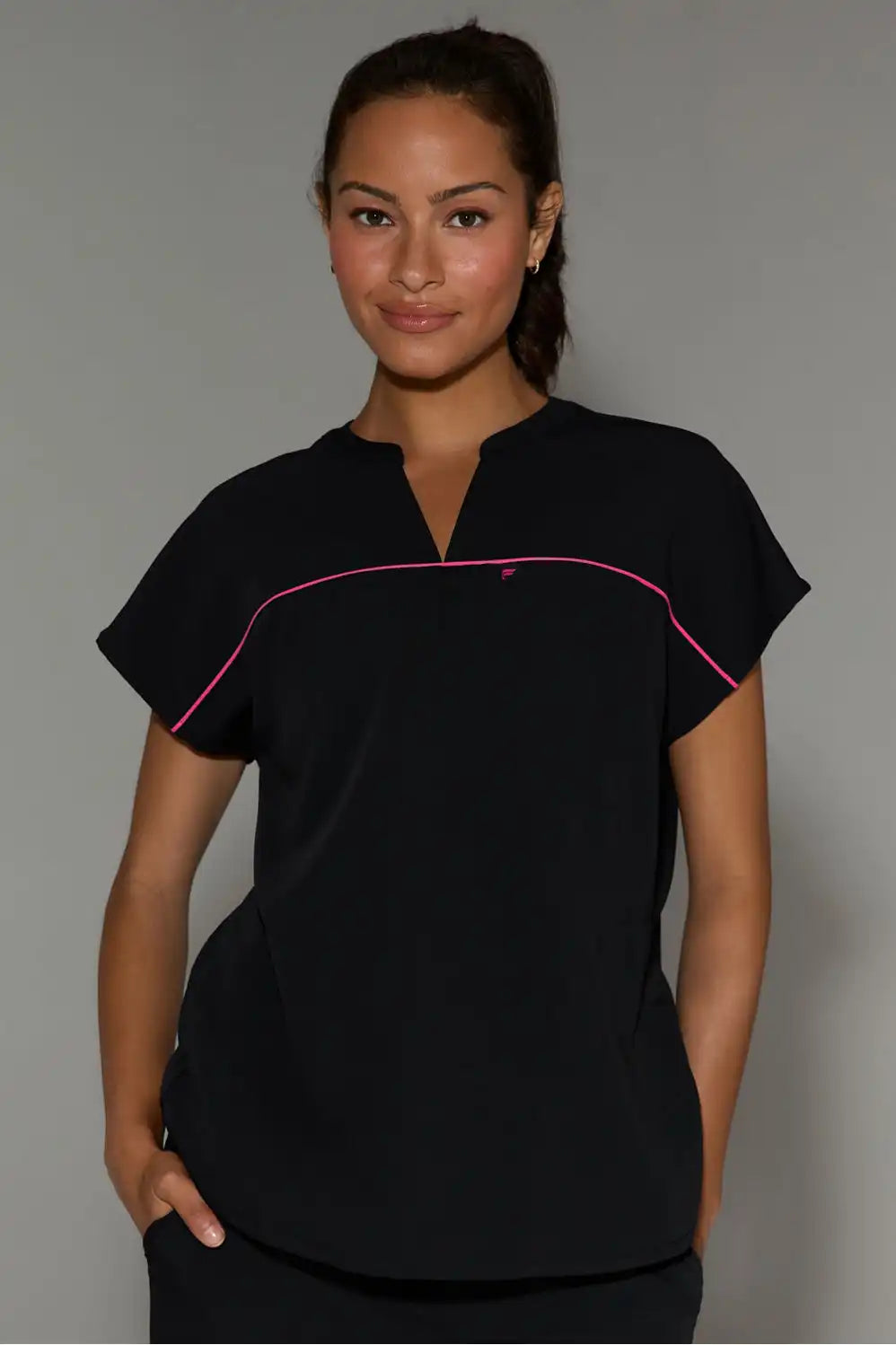 Evolve Oversized Scrub Top (Reflective) + Mid-Rise On-Call Scrub Jogger