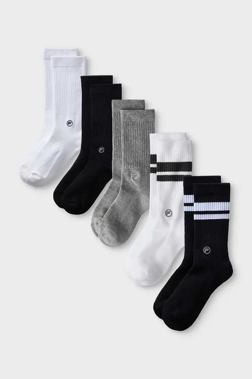 The Everyday Crew Sock 5-Piece Bundle