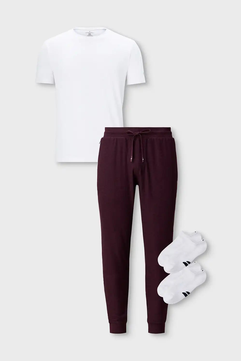 The 24-7 Tee + Cloud Jersey Jogger + Ankle Sock 4-Piece Bundle