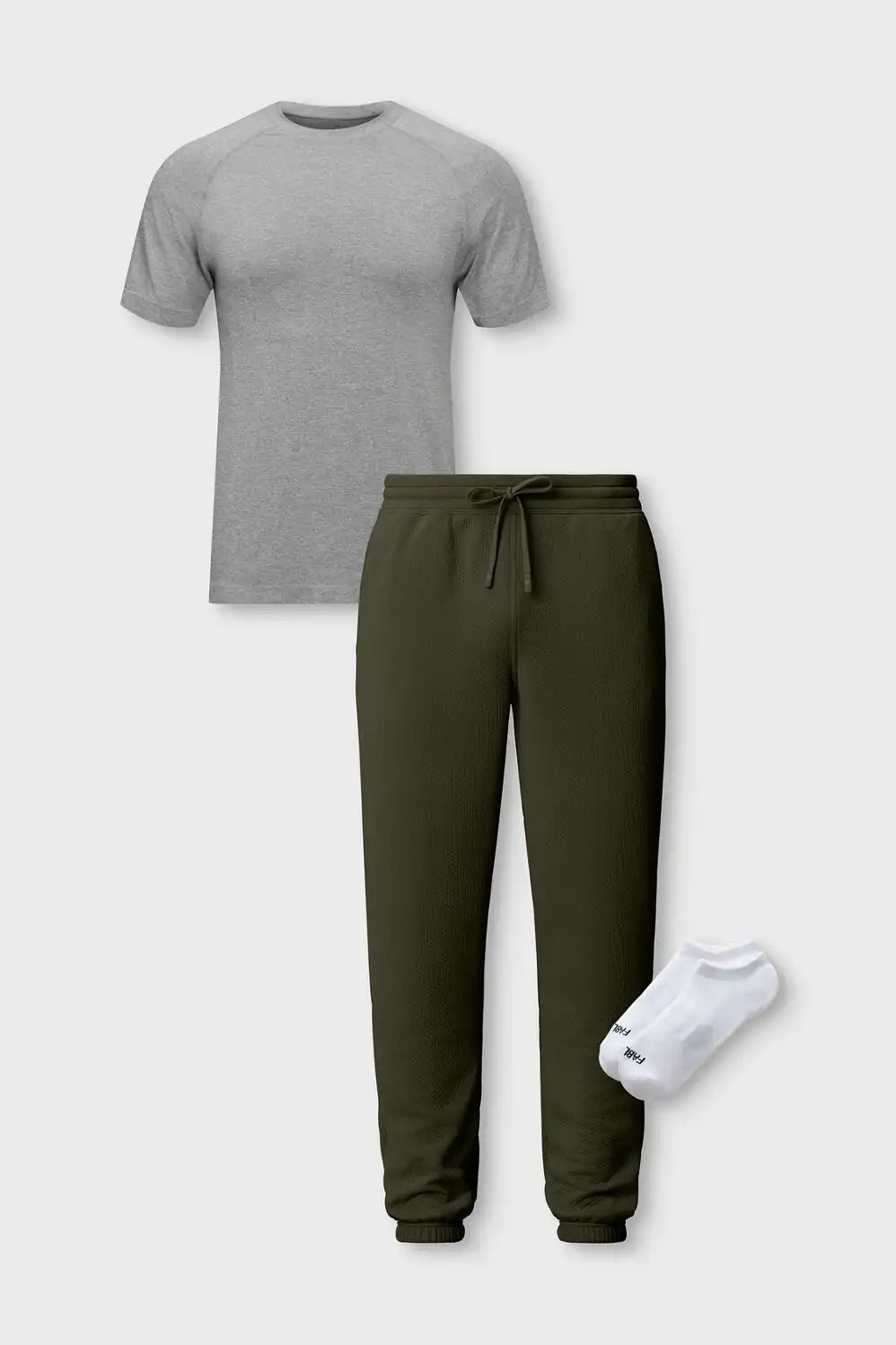 The Training Day Tee + GridTech Jogger + Invisible Sock  3-Piece Bundle