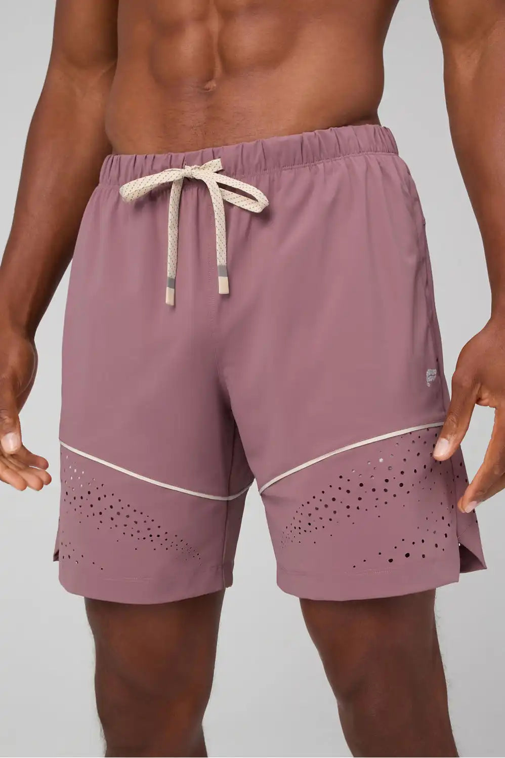 The Golf Mock Neck Tee (Oversized) + One Short Perforated 2-Piece Outfit