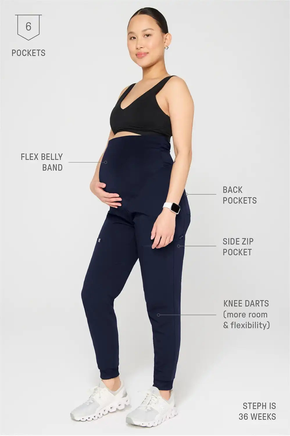 On-Call Maternity Scrub Jogger Secondary image
