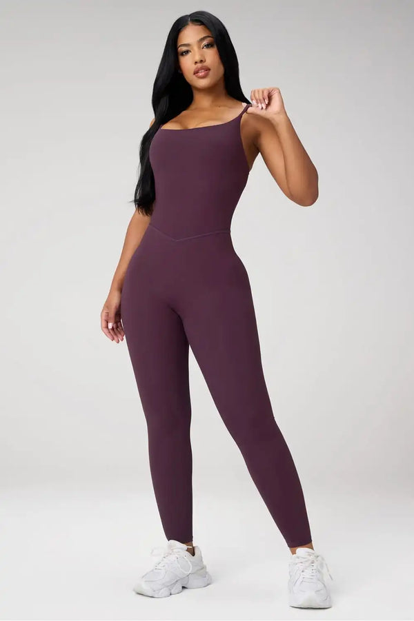 Booty Scrunch PureLuxe V-Back Jumpsuit