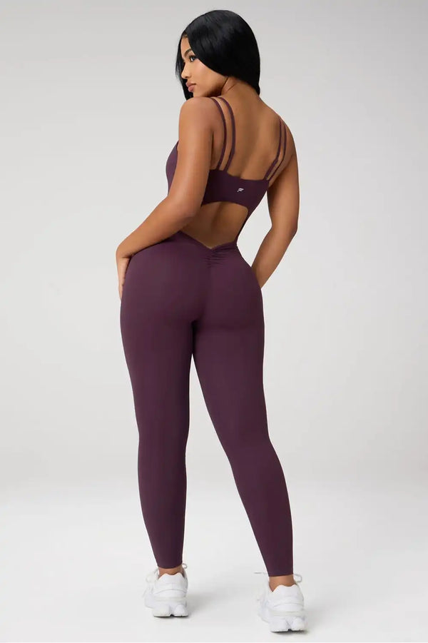 Booty Scrunch PureLuxe V-Back Jumpsuit