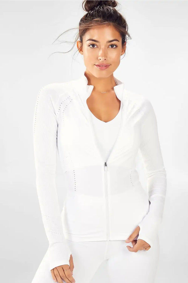 Delta Seamless Long-Sleeve Zip Up