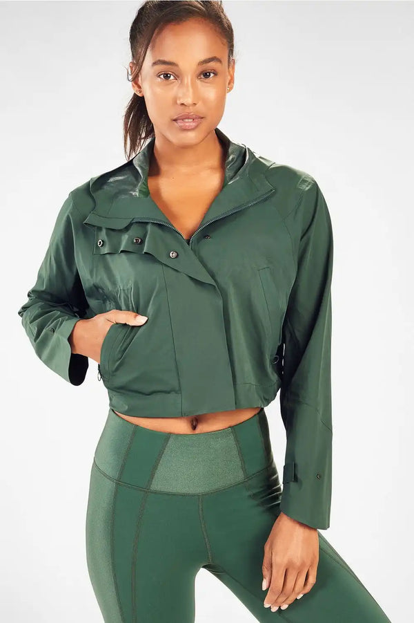 Erika Cropped Hooded Jacket