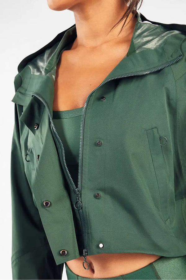 Erika Cropped Hooded Jacket