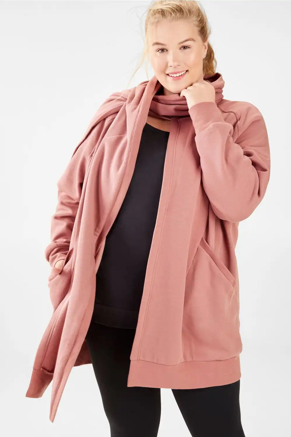 Geri Long Wrap Scarf Cardigan