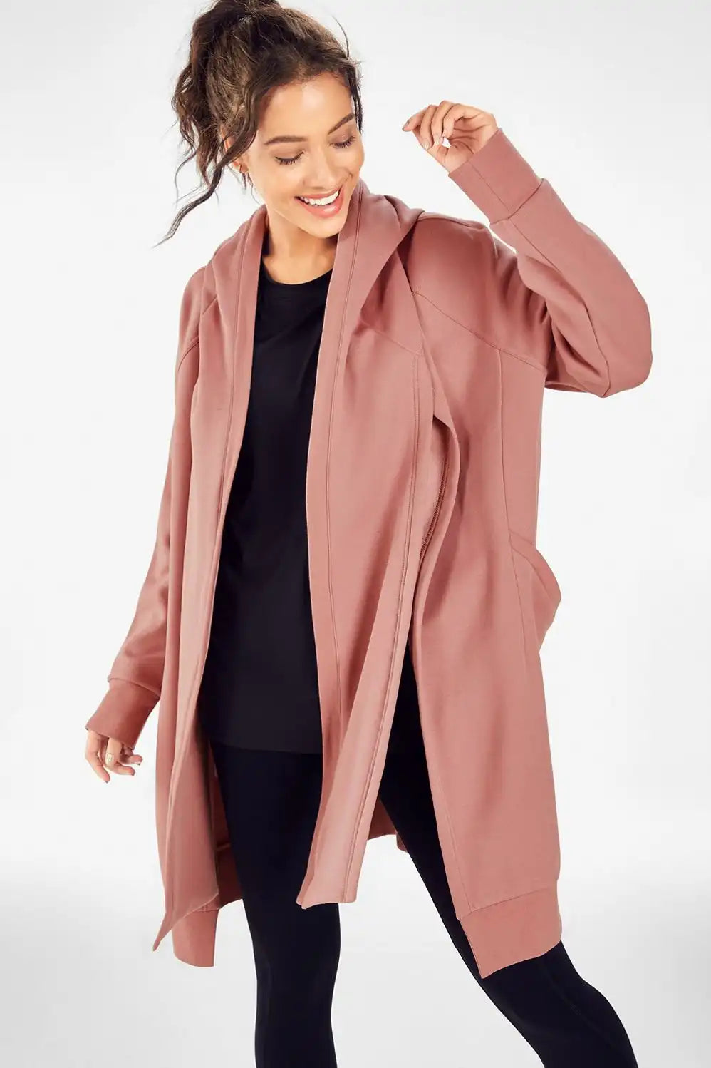 Geri Long Wrap Scarf Cardigan