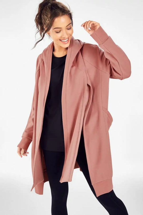 Geri Long Wrap Scarf Cardigan