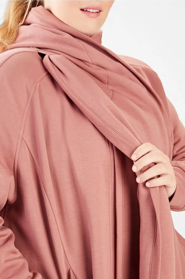 Geri Long Wrap Scarf Cardigan