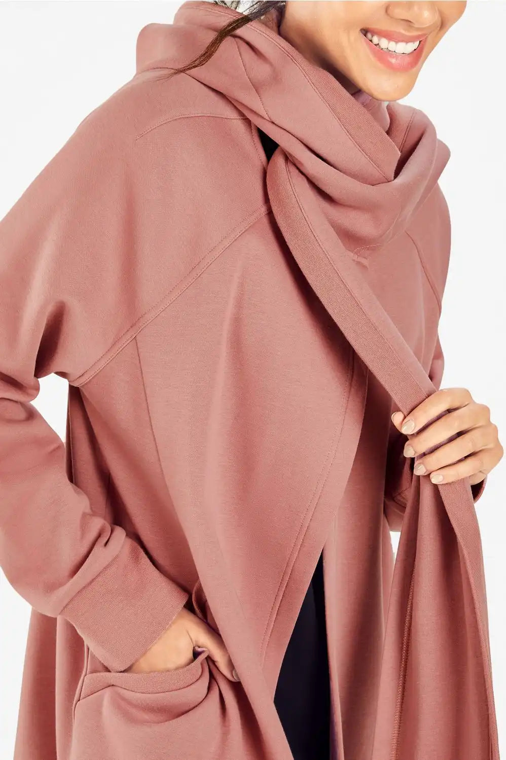 Geri Long Wrap Scarf Cardigan Secondary image