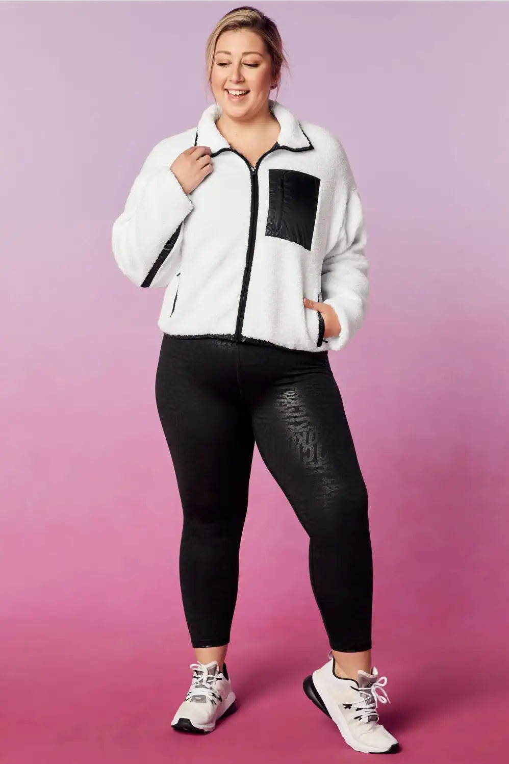 Larissa Fleece Zip-Up Jacket Main image