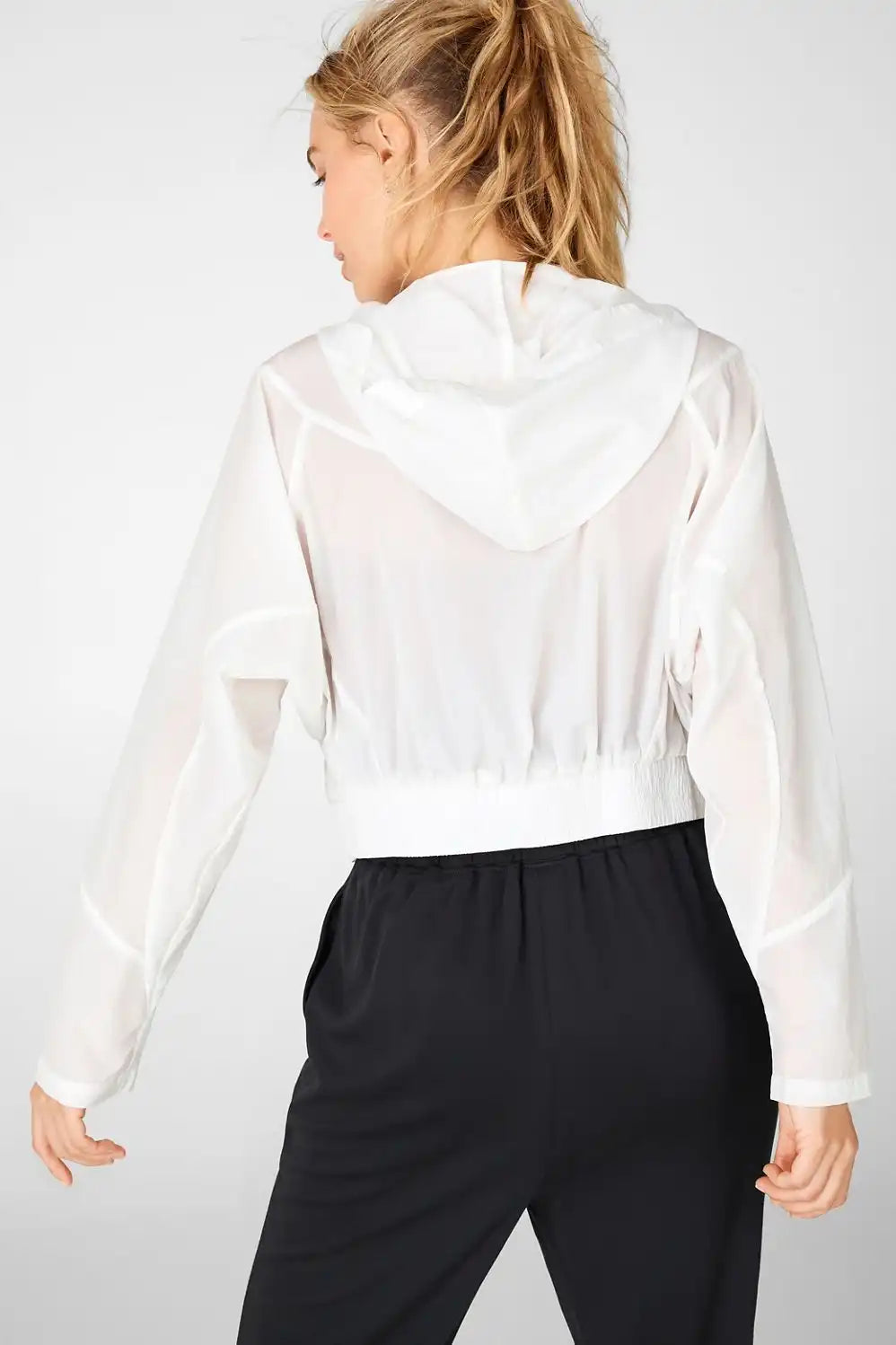 Halle Cropped Hooded Jacket