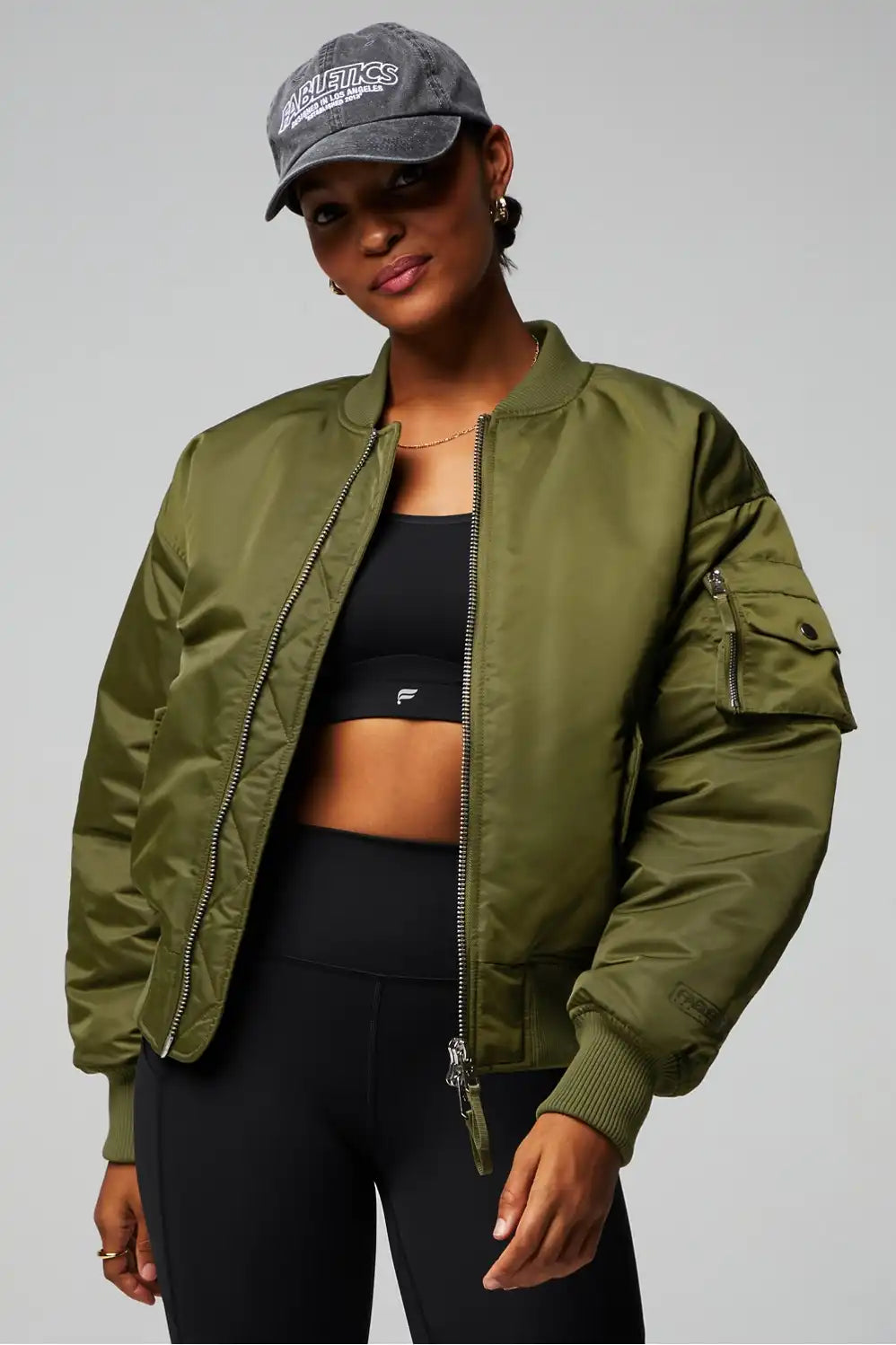 Iconic Oversized Bomber Jacket Main image