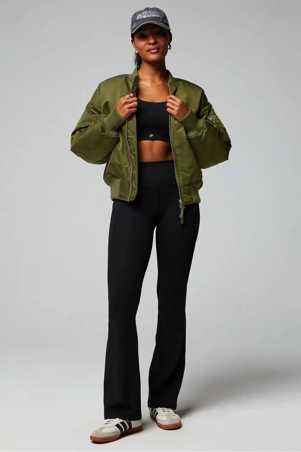 Iconic Oversized Bomber Jacket