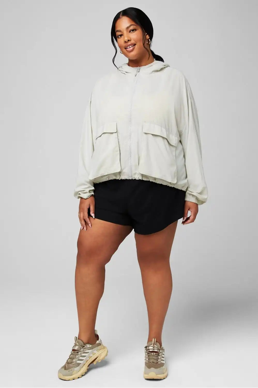 Ripstop Cropped Cargo Jacket