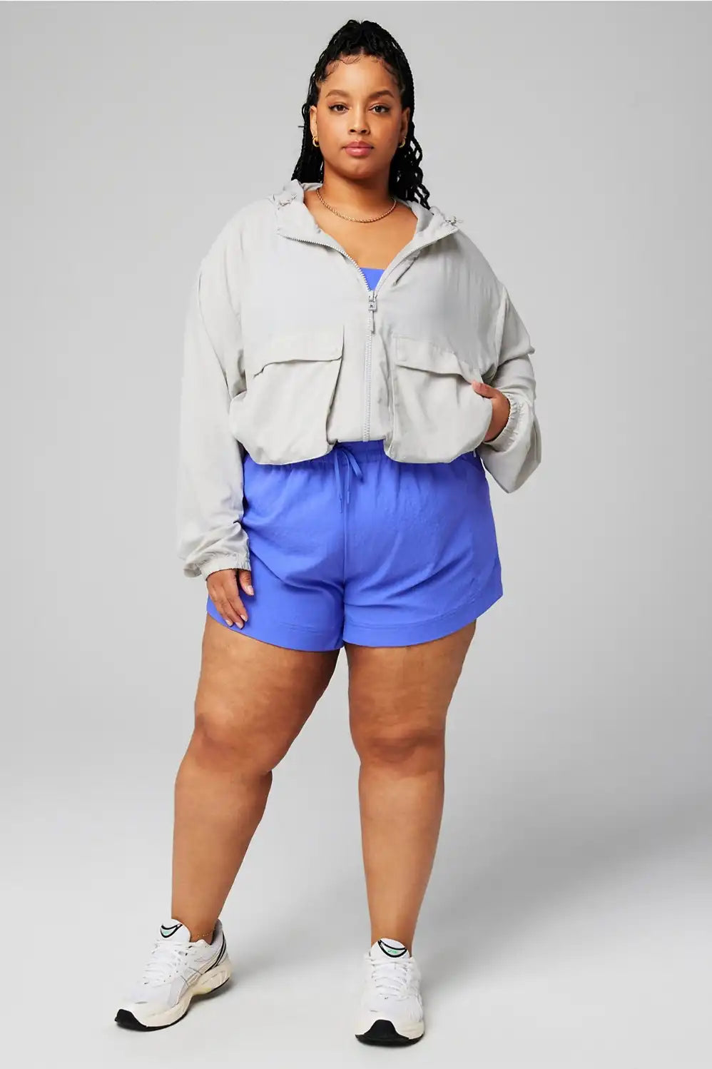 Ripstop Cropped Cargo Jacket