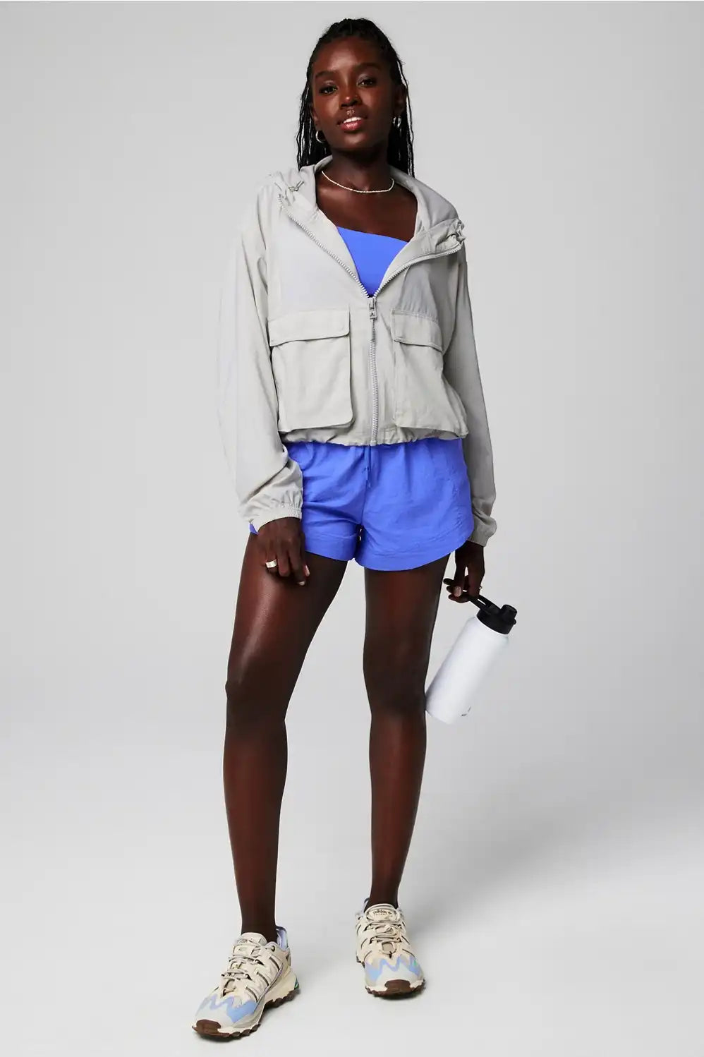 Ripstop Cropped Cargo Jacket