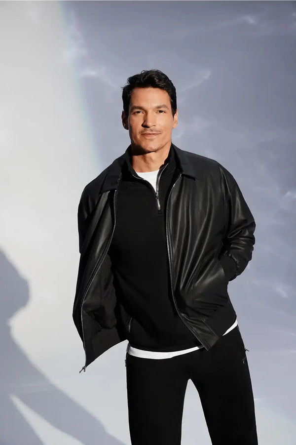 The Vegan Leather Bomber Jacket